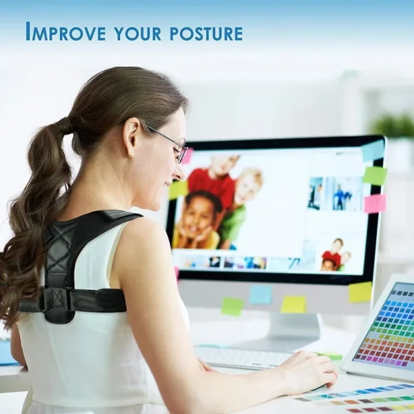 Adjustable Clavicle Posture Corrector Men Woemen Upper Back Brace Shoulder Lumbar Support Belt Corset Posture Correction - Image 2