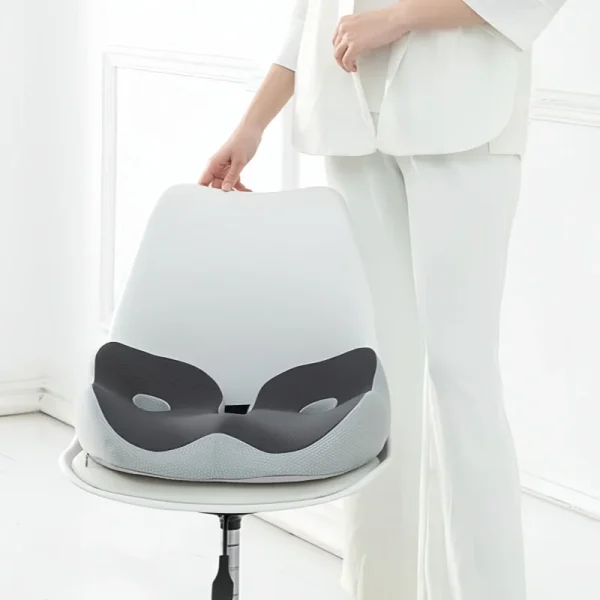 Portable Memory Foam Seat Cushion U-Shaped Office Car Airplane Pillow Back Support Pain Relief Pillow Ergonomic Body Support - Image 2