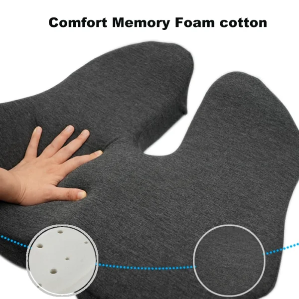Memory Foam Seat Cushion Portable Comfort Car Seat Pad Fatigue Pain Relief Suitable Chair Cushion Car Accessories - Image 4