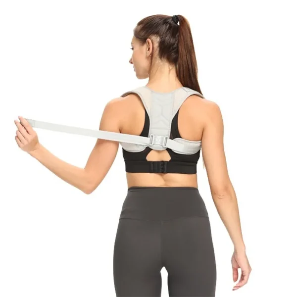 Posture Corrector Unisex Adjustable For Clavicle  Spine Support Belt Reshape Your Body Home Office Sport Upper Back Neck Brace - Image 4