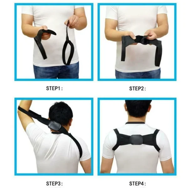 Posture Corrector Back Brace Comfortable Upright Back Straightener Suitable for Humpback Lumbar - Image 6