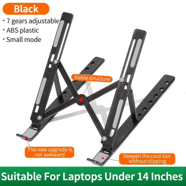 Foldable Laptop Stand Portable Adjustable Tablet Computer Support Notebook Bracket For Macbook Air iPad Tablets Base Accessories - Image 8