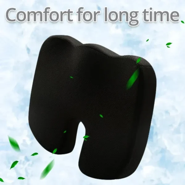 Seat Cushion Office Chair Cushions Pillow Memory Foam Seat Cushion for Home Memory Foam Pad Back Pain Relief - Image 2