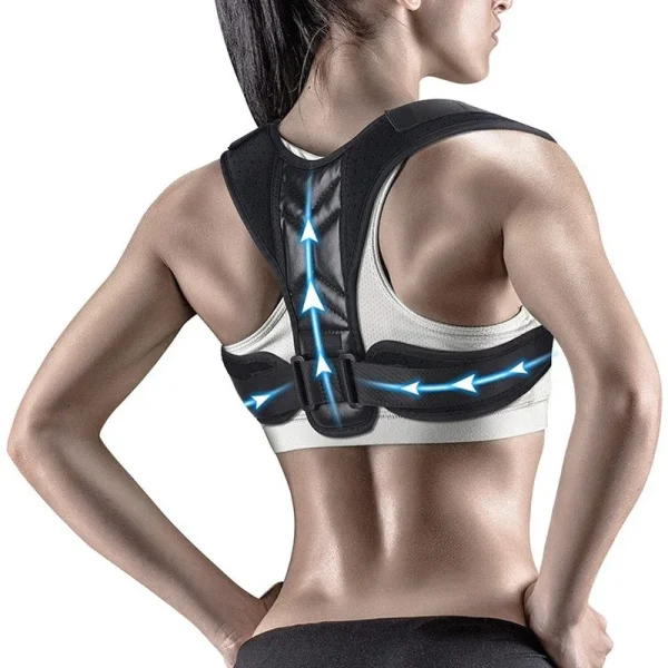 Posture Corrector Unisex Adjustable For Clavicle  Spine Support Belt Reshape Your Body Home Office Sport Upper Back Neck Brace - Image 6