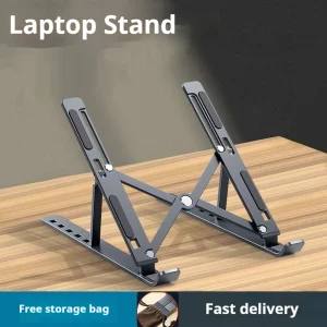 Foldable Laptop Stand Adjustable Portable Aluminum Notebook Bracket Support Base For Macbook Air Pro Accessories Convenient Top