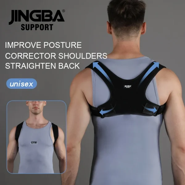 Posture Corrector Adjustable Back Fracture Support MenWomen Back Clavicle Spine Shoulder Correction Brace Belt Strap Comfortable - Image 6