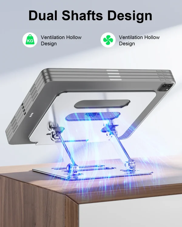 laptop stand Adjustable Mini Laptop bracke Desk Folding Stand Desktop Holder Compatible For Macbook Laptop PC Accessories - Image 4