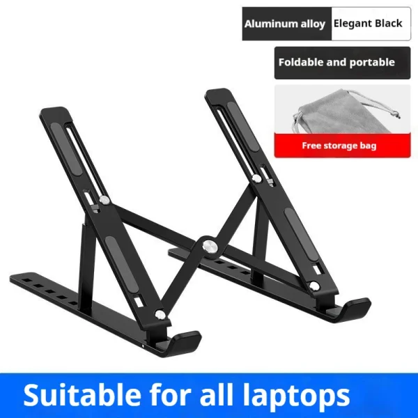Foldable Laptop Stand Adjustable Portable Aluminum Notebook Bracket Support Base For Macbook Air Pro Accessories Convenient Top - Image 5