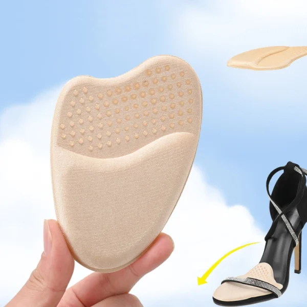 Forefoot Insert Cushion Pads Women Soft Orthopedic Insoles High Heels Insoles Anti-slip Foot Pain Relief Pads Gel Shoe Insert - Image 4