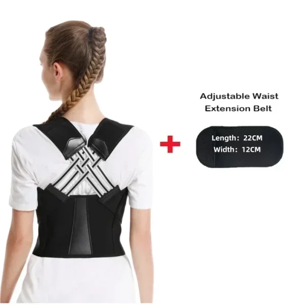 Posture Back Brace Adjustable Back Support Strap to Prevent Spinal Distortion and Hunchback for Men Women corrector de postura - Image 5