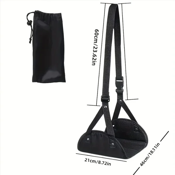 Foot Rest Airplane Footrest Made With High Quality Foam Portable Travel Footrest Carry-On Foot Rest Adjustable Height Foot Rest - Image 2