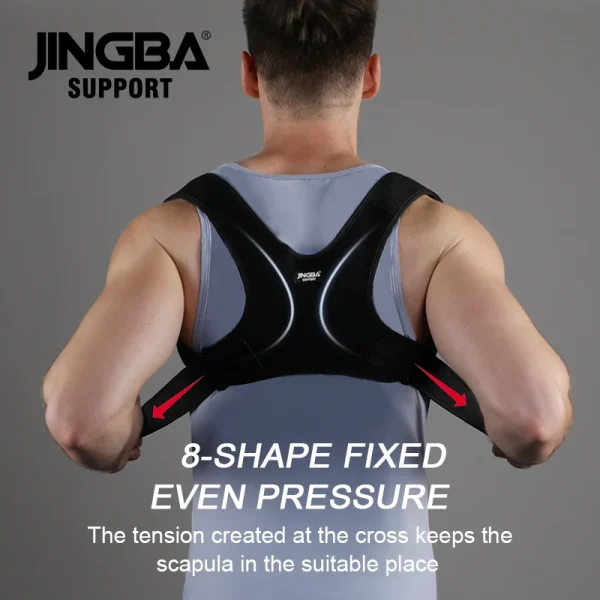 Posture Corrector Adjustable Back Fracture Support MenWomen Back Clavicle Spine Shoulder Correction Brace Belt Strap Comfortable - Image 3