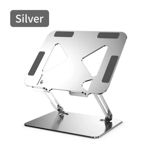 JOMAA Aluminum Alloy Adjustable Laptop Stand Ergonomic Notebook Riser Holder Computer Stand Compatible with Laptops Tablet - Image 7