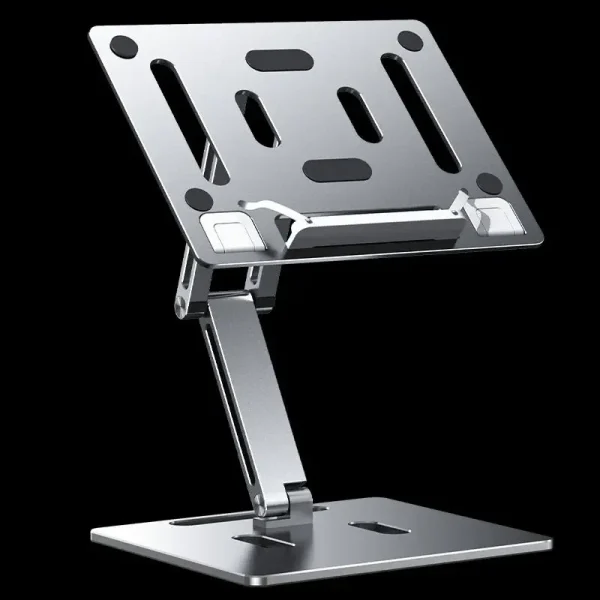 Aluminum Laptop Stand Height  Angle Adjustable Reading Stand with Foldable Base Notebook Desktop iPad Stand Tablet Stand Holder - Image 7
