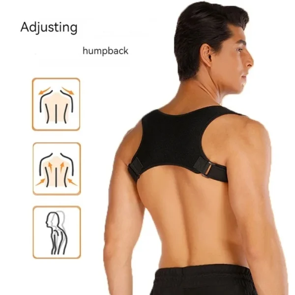 Anti-Hunchback Corrector For Improving Posture Reducing Hunchback Lightweight Back Support Back Sitting Correction Belt - Image 4