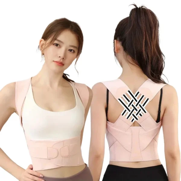 Posture Corrector for Women and Men, Adjustable Shoulder Posture Brace, Back Straightener Posture, Used for Middle Upper Spine - Image 4
