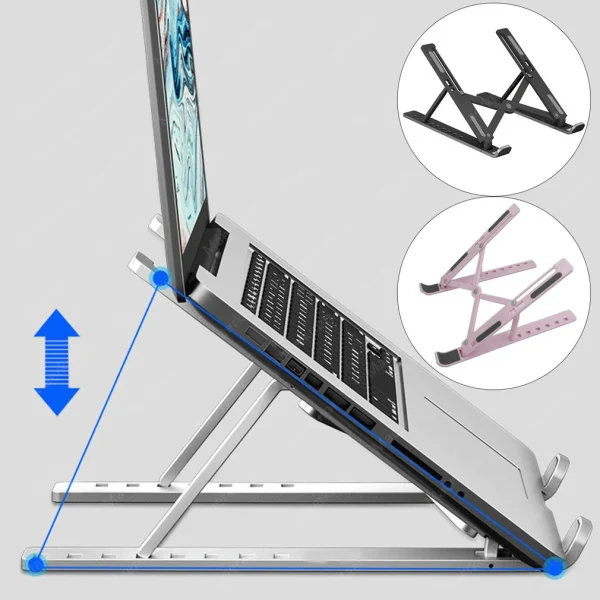 Foldable Laptop Stand Portable Adjustable Tablet Computer Support Notebook Bracket For Macbook Air iPad Tablets Base Accessories - Image 2