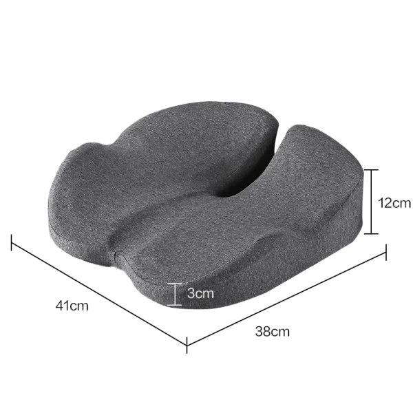 Memory Foam Seat Cushion Non Slip Orthopedic Prostate Cushion for Tailbone Sciaticaback Pain Relief Comfort Chair Car Seat - Image 6