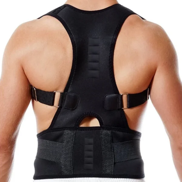 Posture Corrector Magnetic Therapy Clavicle Back Straightener Shoulder Support Brace Lumbar Belt Correction Adjustable Men Women - Image 8