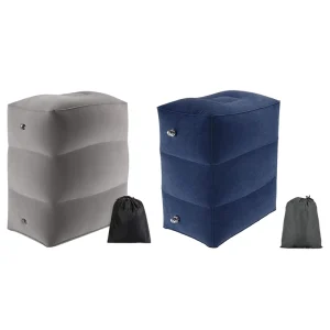 1PC Portable Travel Footrest Pillow Inflatable Foot Rest Pad Footrest Feet Cushion Plane Train Kids