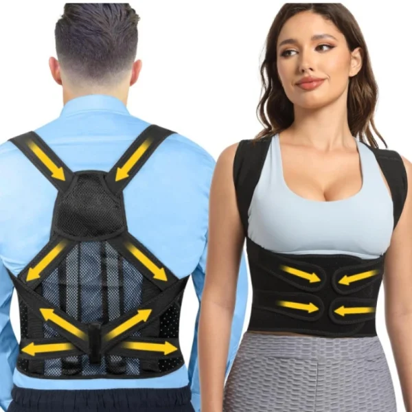 Back Support Brace Posture Corrector for Women and Men Back Straightener Posture Corrector Scoliosis and Hunchback Correction