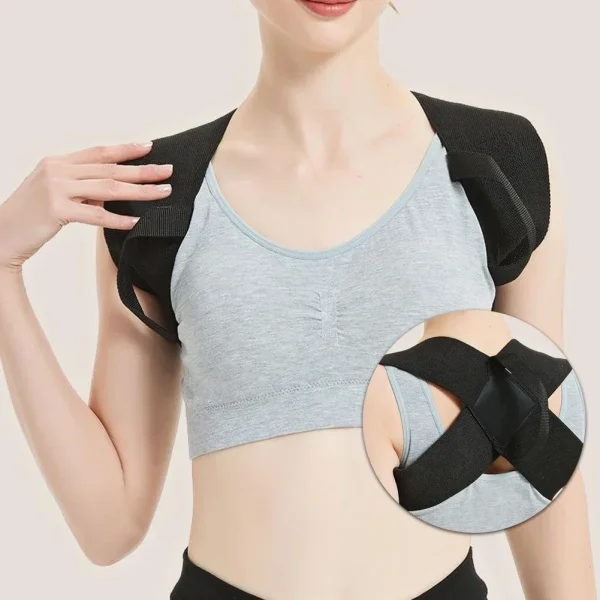 Posture Corrector for Women and Men, Adjustable Back Brace Shoulder Posture Brace, Back Straightener Posture Middle Upper Spine - Image 4