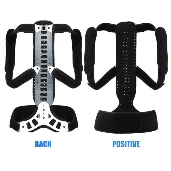 Adjustable Back Brace Posture Corrector Women Men Back Straightener Trainer for Scoliosis & Hunchback Correction, Spine Support - Image 5