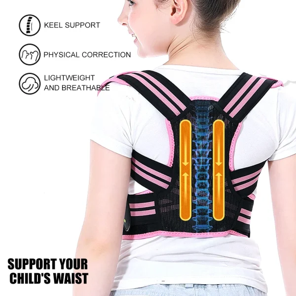 TIKE Children Back Posture Corrector Orthopedic Corset Shoulder Lumbar Wasit Support Correction Kids Teens Straighten Upper Belt - Image 5