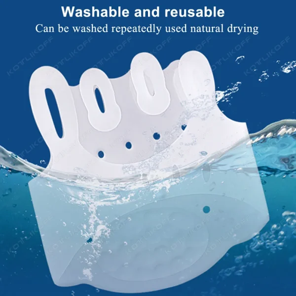 Five Toe Separator Hallux Valgus Corrector Thickened Forefoot Cushion Pressure Relief Massage Toe Overlap Corrector Pad Care - Image 4