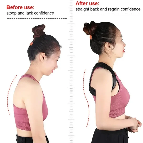 1pc Posture Corrector Unisex Adjustable For Clavicle Support Providing Pain Relief Neck Back Shoulder Reshape Your Body - Image 6