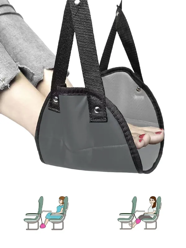 Foot Rest Airplane Footrest Made With High Quality Foam Portable Travel Footrest Carry-On Foot Rest Adjustable Height Foot Rest - Image 9