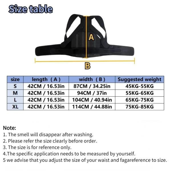 Posture Corrector Back Orthopedic Straps for Men and Women Fully Adjustable Spinal Brace Comfortable Effective Upper Back Brace - Image 4