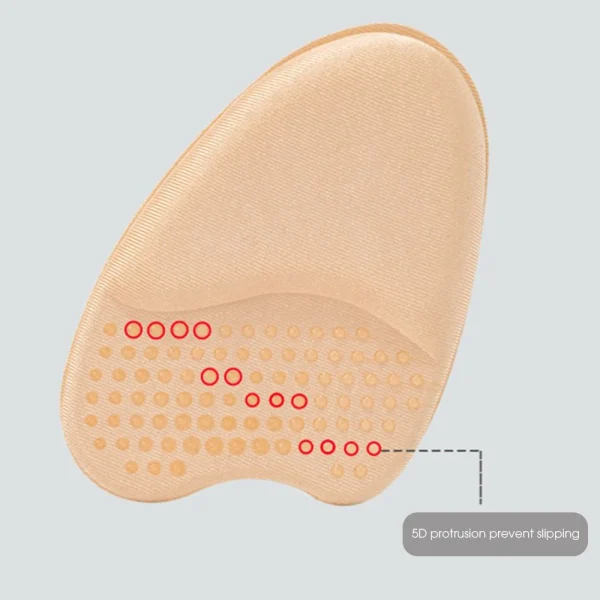Forefoot Insert Cushion Pads Women Soft Orthopedic Insoles High Heels Insoles Anti-slip Foot Pain Relief Pads Gel Shoe Insert - Image 5