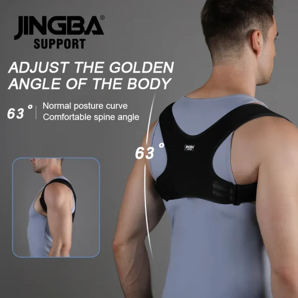 Posture Corrector Adjustable Back Fracture Support MenWomen Back Clavicle Spine Shoulder Correction Brace Belt Strap Comfortable - Image 5