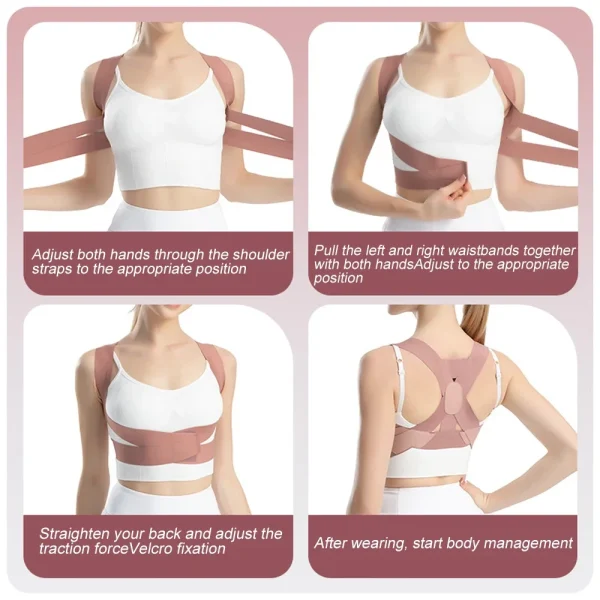 Brace Back Posture Corrector Spine Support Hunchback Correction Belt For Adult Posture Spinal Column Curvature Straight Waist - Image 6
