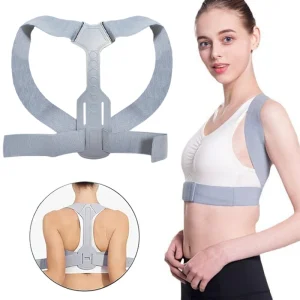 Adjustable Back Brace for Both Male and Female Use in Posture Correction to Prevent Hunchback in Aitting Posture