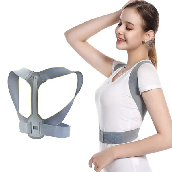 Back Posture Corrector Adjustable Neck Brace Training Equipment Home Office Man Woman Postura Shoulder Support Correction Belt - Image 3