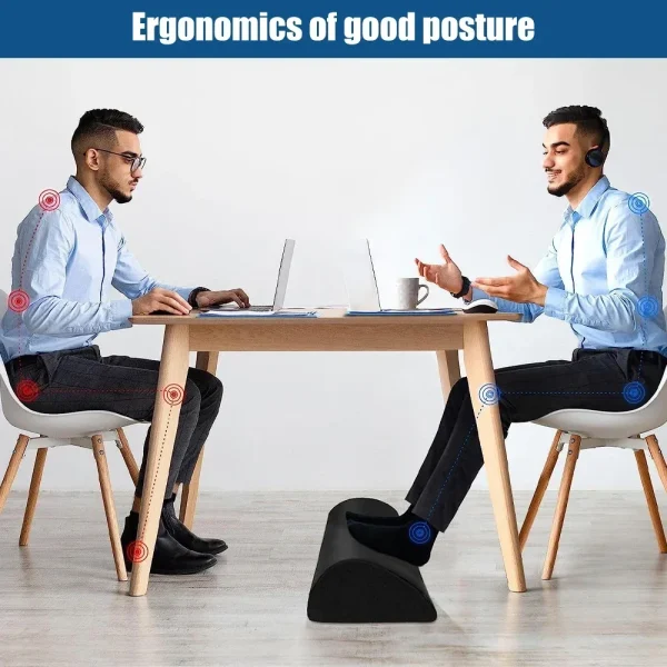 1PCS Foot Rest for Under Desk At Work, Office Desk Accessories Foot Stool for Office, Car, Home To Foot Support and Relax Ankles - Image 3