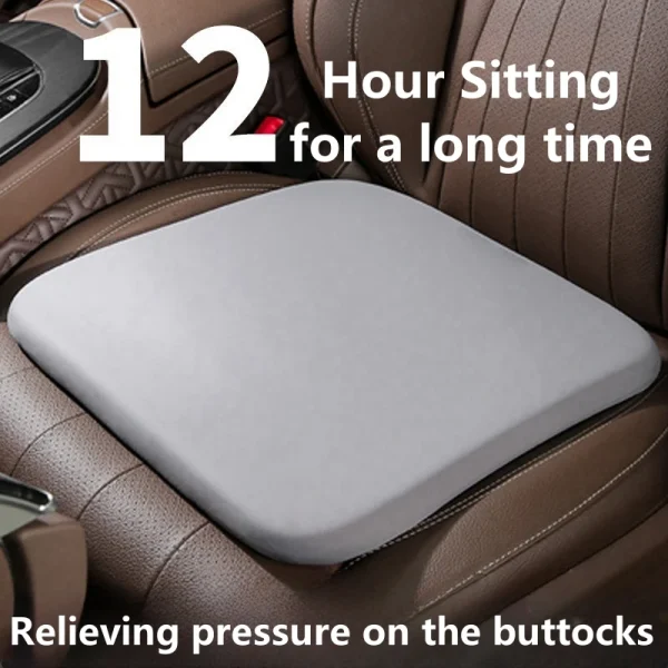 Memory Foam Seat Cushion Slow Rebound Support Ergonomic for Car Office and Student Seat Cushion Prolonged Sitting God Tool