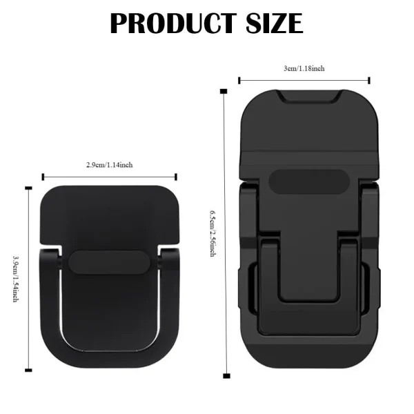 Portable Laptop Stand With 2 Adjustable Angles Foldable Bracket Invisible Laptop Riser Stand For HP Dell Lenovo Notebook Holder - Image 6