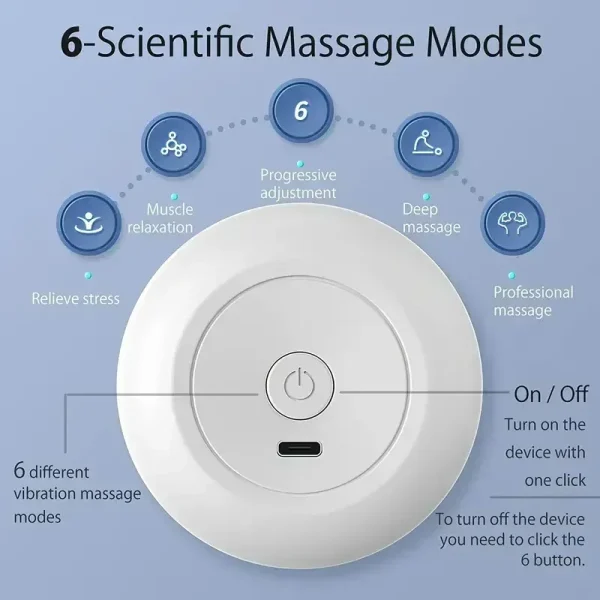 Mini Portable Massage Gun Deep Tissue Percussion Handheld Muscle Massager for Athletes Body Back Pain Relief - Image 3