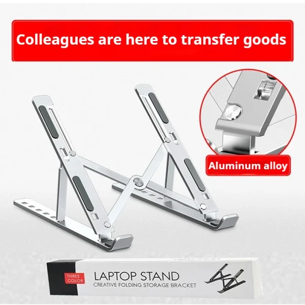 Foldable Laptop Stand Adjustable Portable Aluminum Notebook Bracket Support Base For Macbook Air Pro Accessories Convenient Top - Image 3