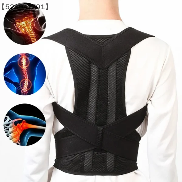 Posture Corrector for Men and Women Back Posture Brace Clavicle Support Stop Slouching and Hunching Adjustable Back Trainer - Image 3