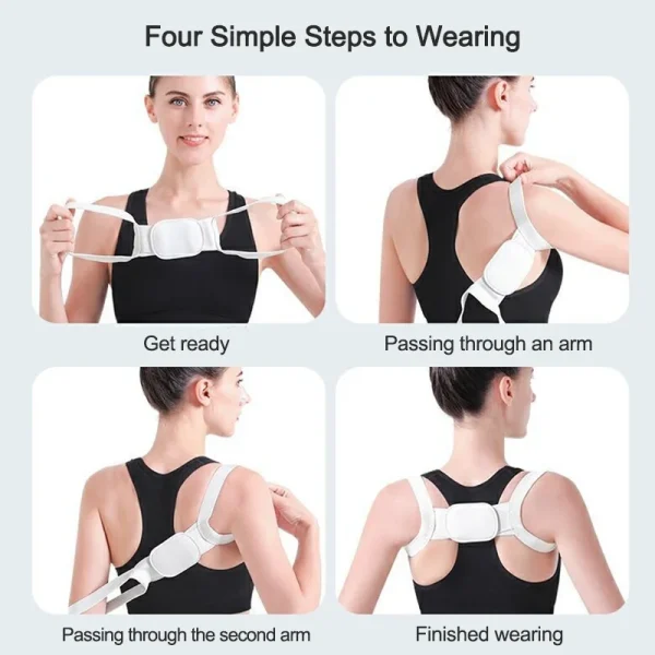 1Pcs Adjustable Posture Corrector Back Support Shoulder Belt Rectify Straighten Correction Spine Health Postural - Image 5