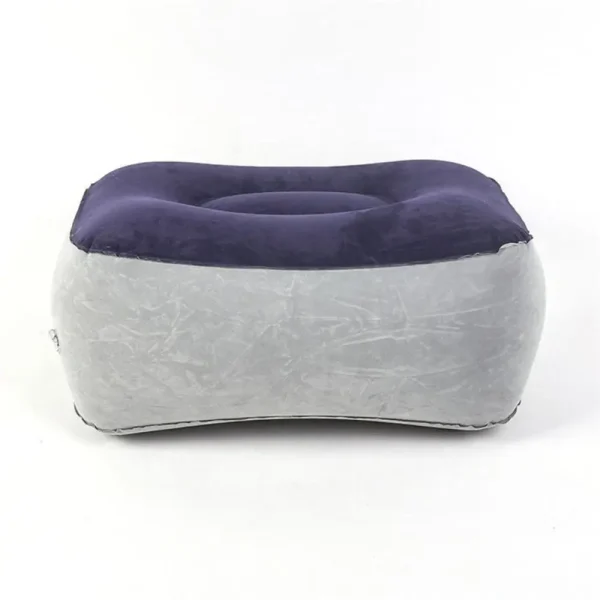 Inflatable Soft Footrest Pillow PVC Inflatable Foot Rest Pillow Cushion Air Travel Office Home Leg Up Relaxing Feet Almohada - Image 3