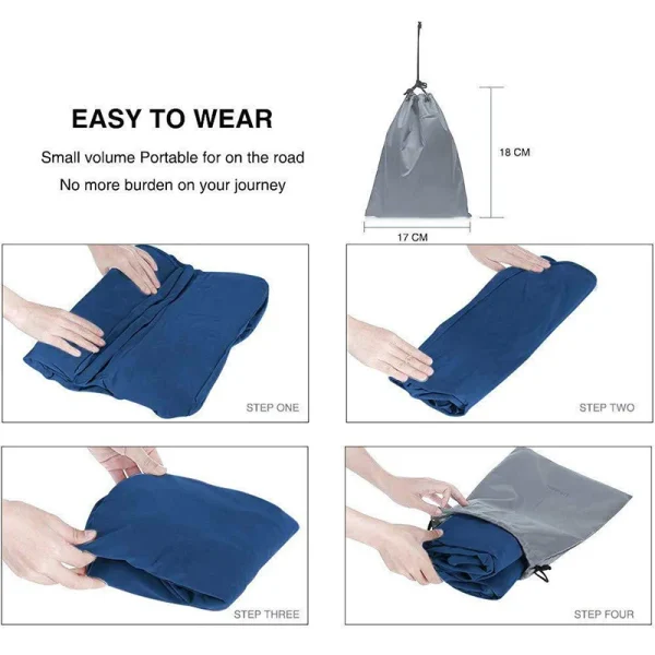 1PC Portable Travel Footrest Pillow Inflatable Foot Rest Pad Footrest Feet Cushion Plane Train Kids - Image 6