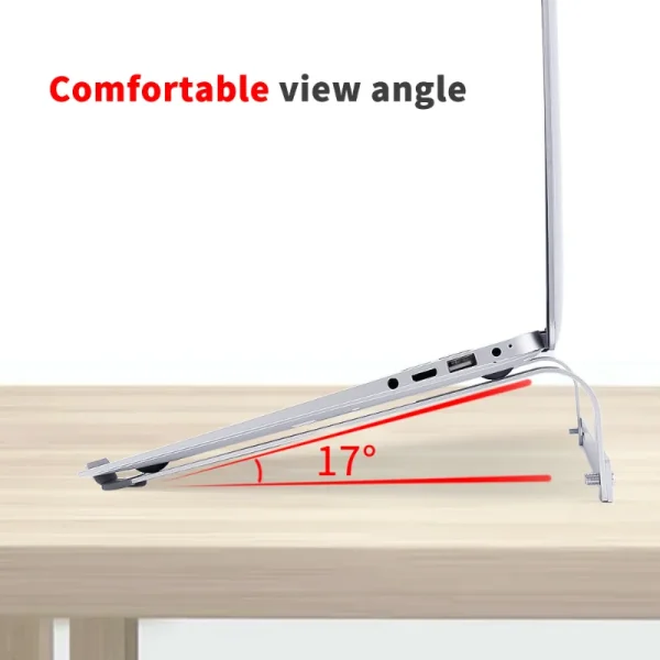 Adjustable Aluminum Laptop Stand Portable Notebook Support Holder For Macbook Pro Computer Riser Stand Cooling Bracket New - Image 2