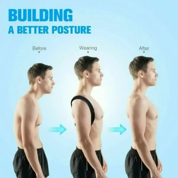 Back Posture Corrector Vest Adjustable Back Support Strap Shoulder Spine Brace Neck Stretcher Trainer Unisex Posture Correction - Image 2