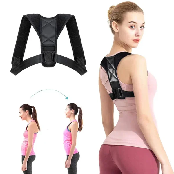Back Posture Corrector Vest Adjustable Back Support Strap Shoulder Spine Brace Neck Stretcher Trainer Unisex Posture Correction