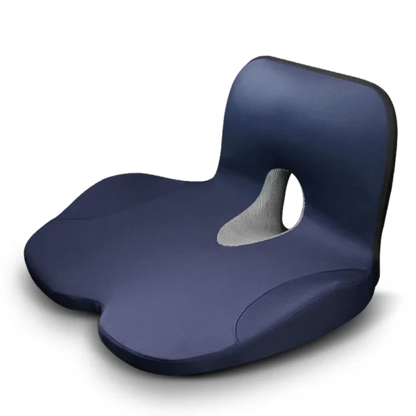 L-Shaped Integrated Office Chair Seat Cushion Memory Foam Seat Cushion Anti-Slip Bottom Pressure-Reducing Hip Waist Support - Image 5
